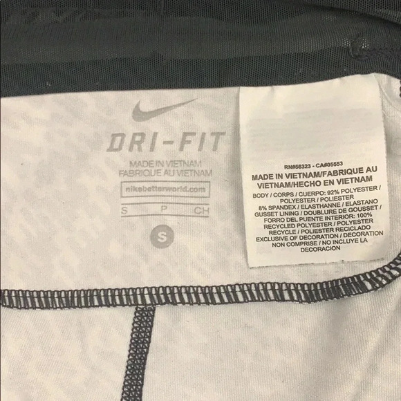 Nike Pronto ESSENTIAL Running Crop Pants Tights Size Small - Picture 4 of 5